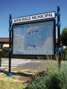 Vitrine - affichage municipal