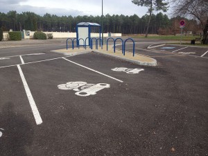 Peinture de parking extérieur